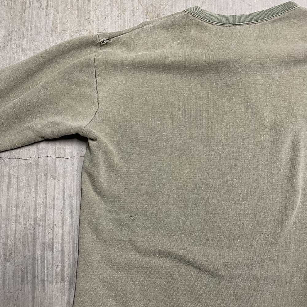 Military × Vintage Vintage Military Green Sweatsh… - image 5