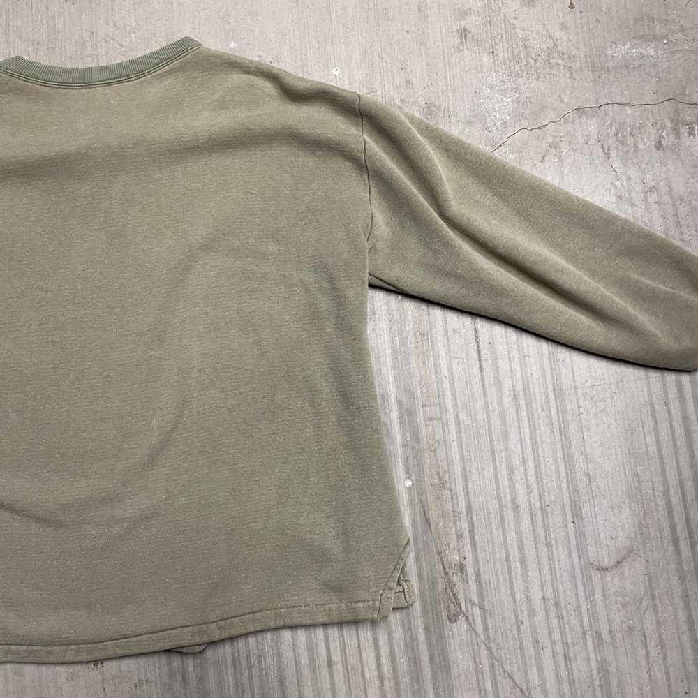 Military × Vintage Vintage Military Green Sweatsh… - image 6