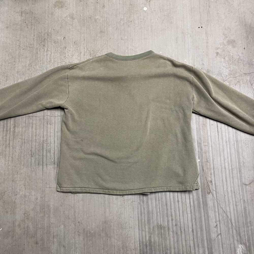 Military × Vintage Vintage Military Green Sweatsh… - image 7
