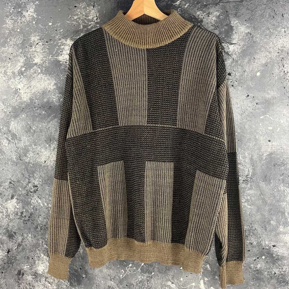 Vintage Vintage 90’s Geometric sweater - image 1
