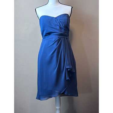 Other JENNY YOO Strapless Teal Silk Formal Dress s