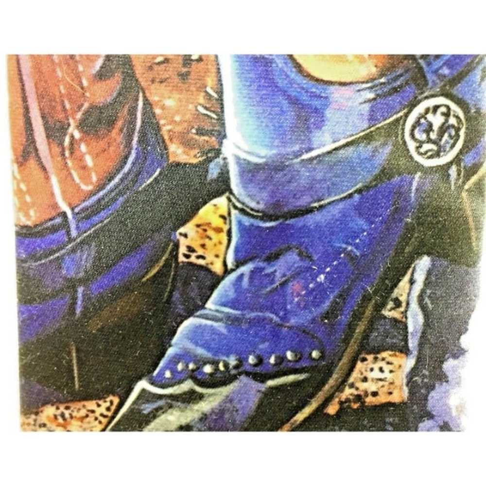 Ralph Marlin Cowboy Boots & Spurs Western Novelty… - image 4