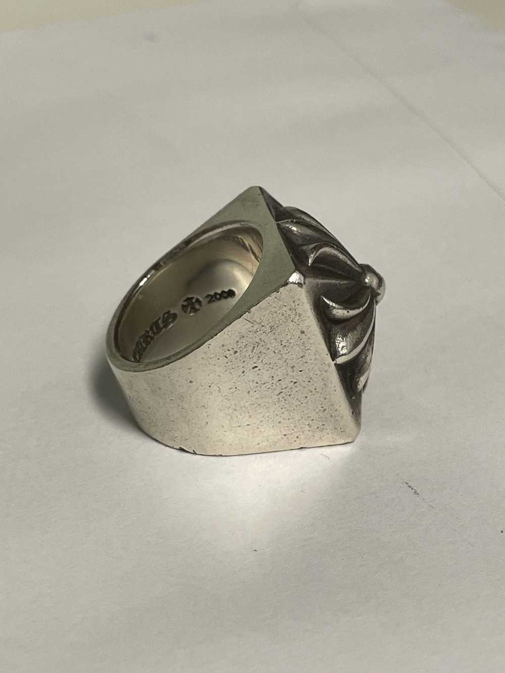 Chrome Hearts Chrome Hearts Pyramid Plus Ring - Gem