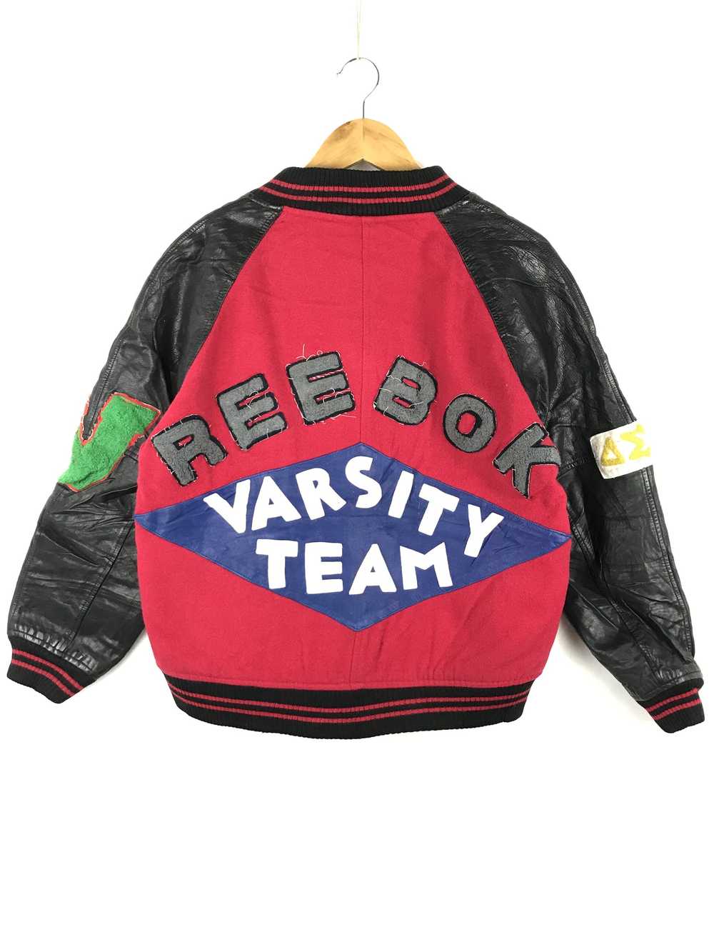 Reebok × Varsity Jacket × Vintage 1990's Vintage … - image 2