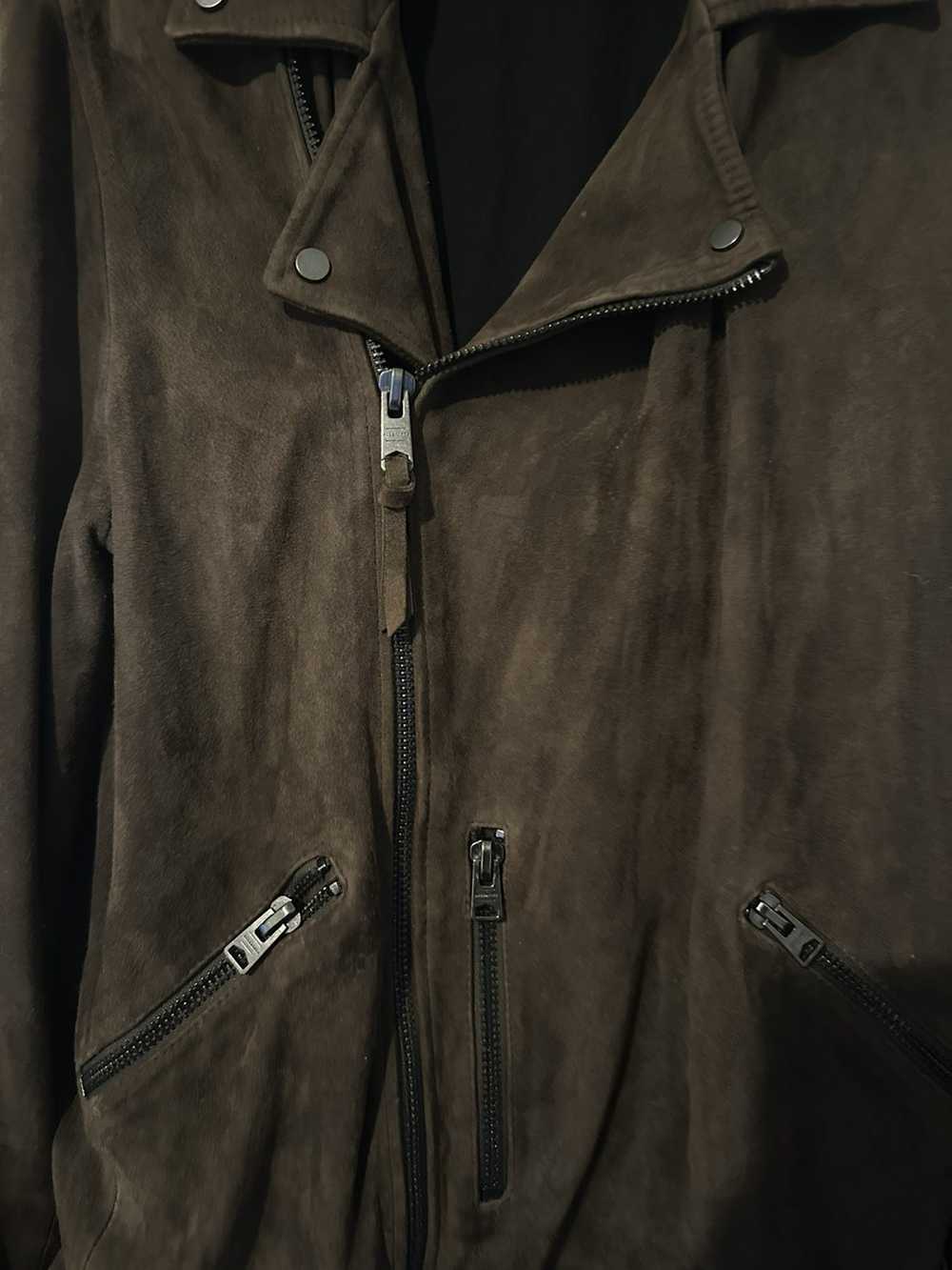 Allsaints × Designer Allsaints Suede leather Jack… - image 3