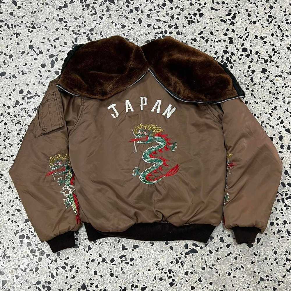 Japanese Brand × Sukajan Souvenir Jacket × Vintag… - image 3