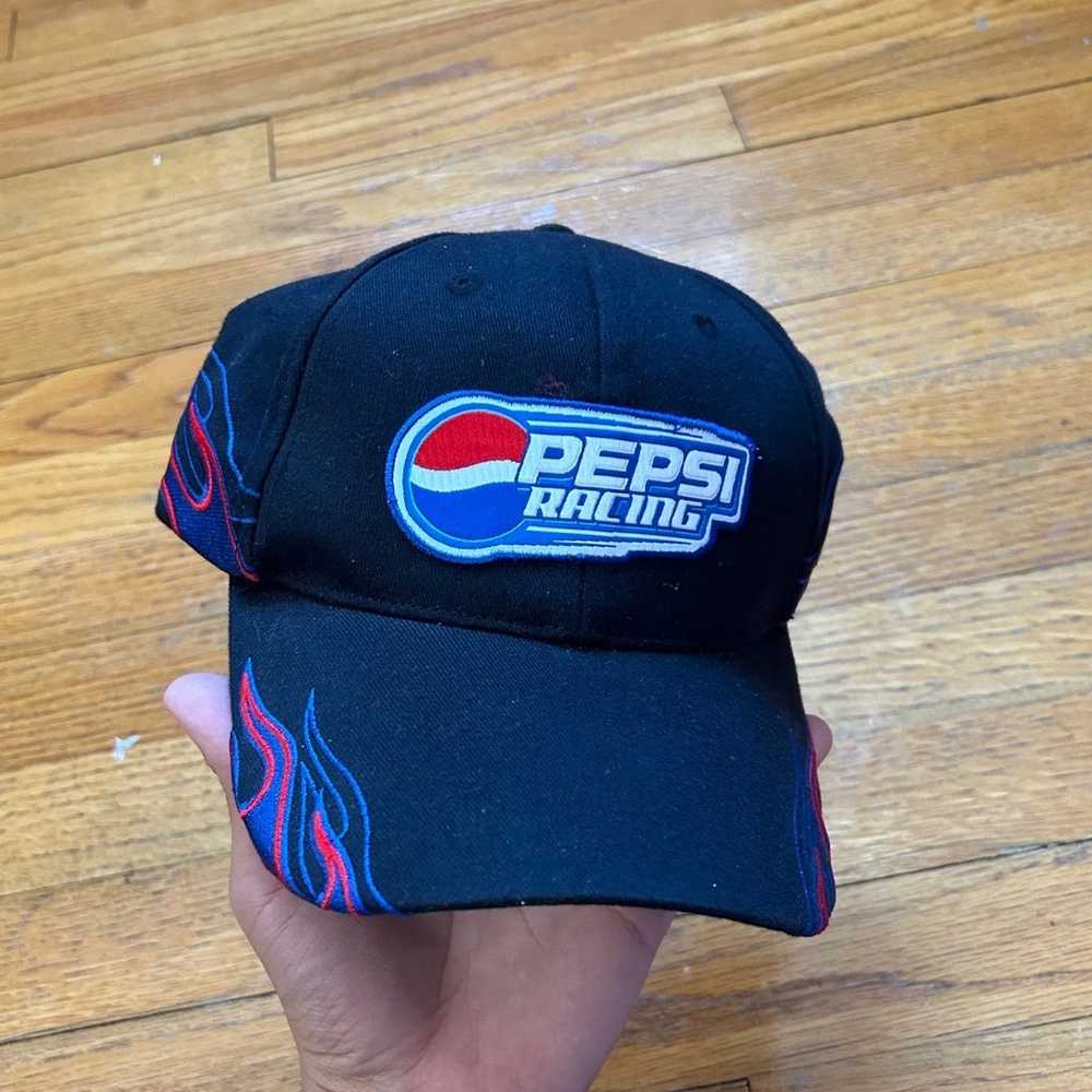 Vintage Pepsi Racing promo Hat - image 1