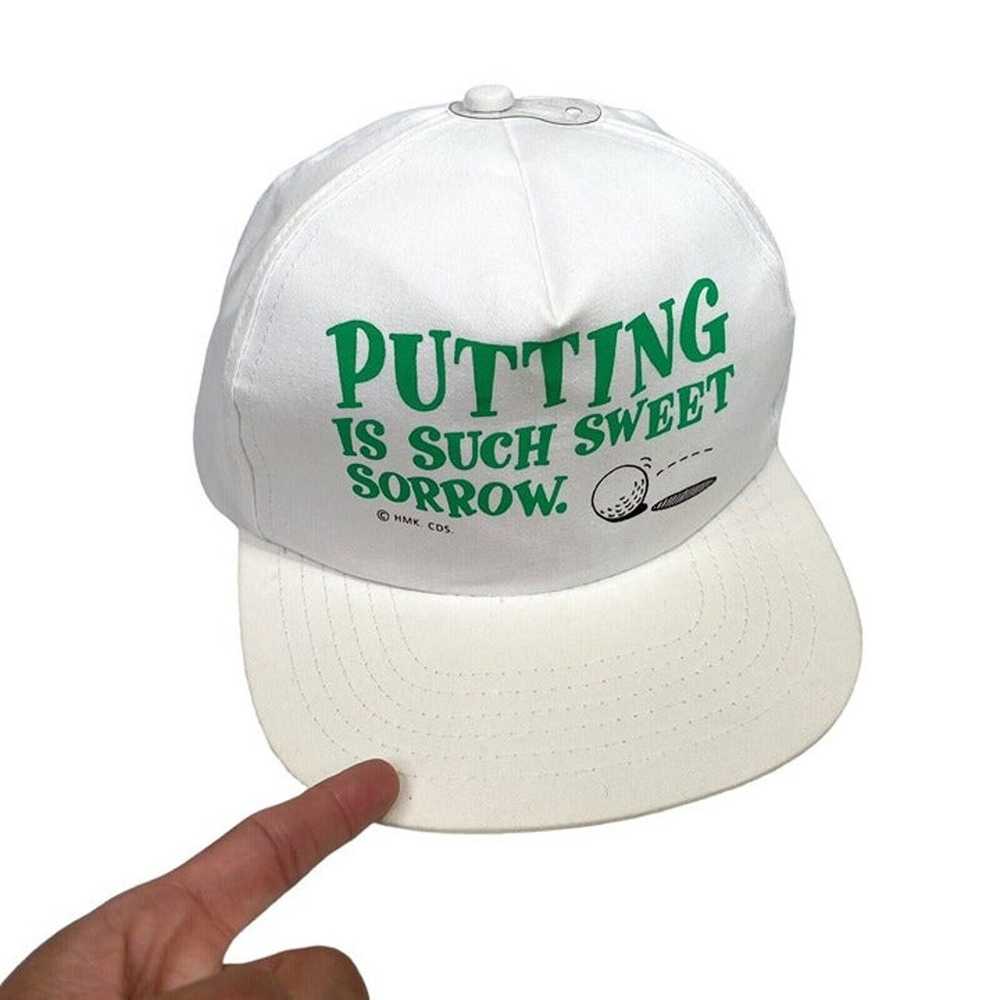 Vintage "Putting Is Such Sweet Sorrow" Snapback H… - image 8