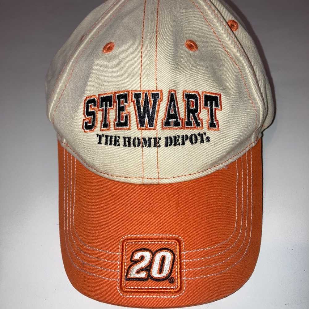 Vintage Tony Stewart Home Depot NASCAR Hat - image 1