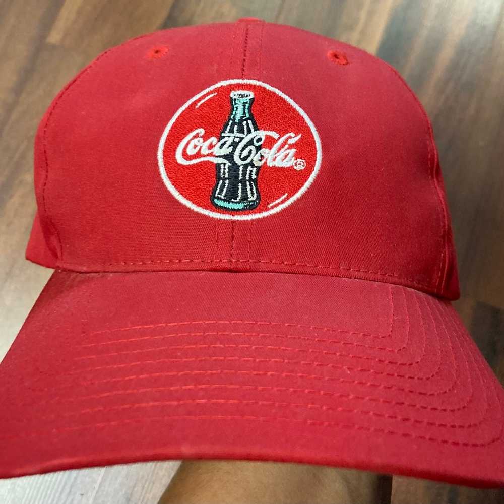Vintage Advertising Hat Everything Coca Cola Snap… - image 1