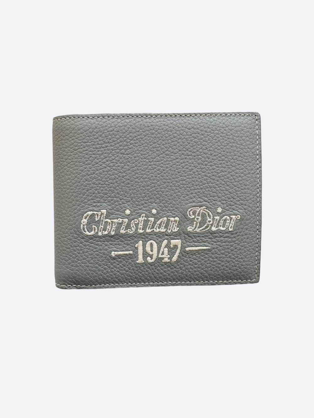 Dior Dior Grey 1947 Calfskin Wallet - image 1