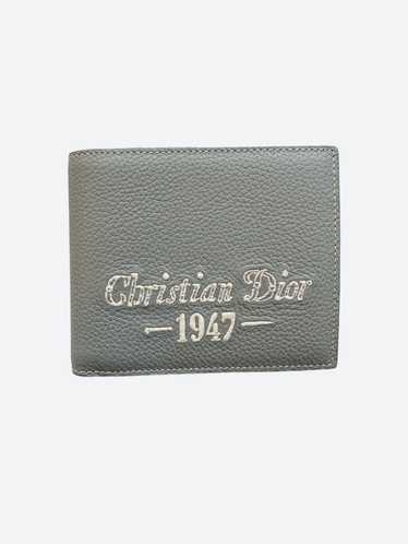 Dior Dior Grey 1947 Calfskin Wallet