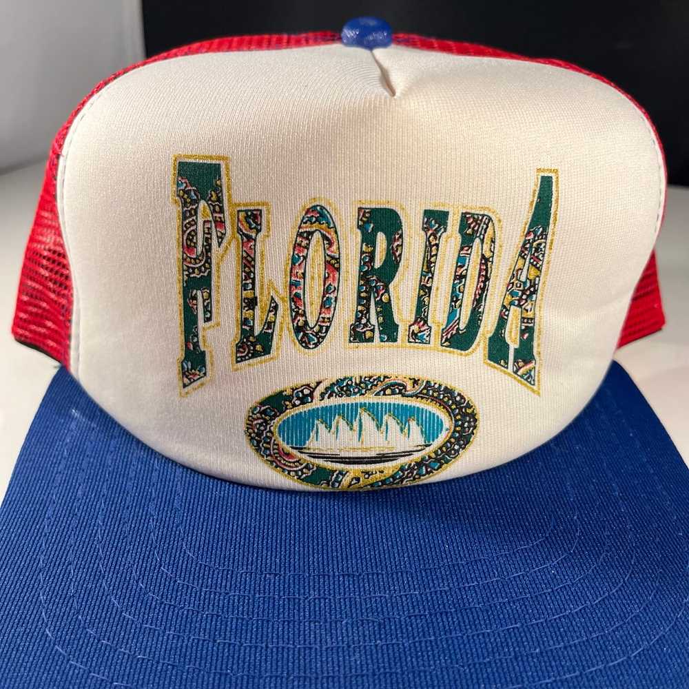 Vintage New Era Red/White/Blue State Of Florida T… - image 2