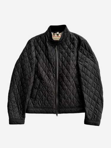 Burberry Burberry Brit Black Quilted Zip Up Jacket - image 1