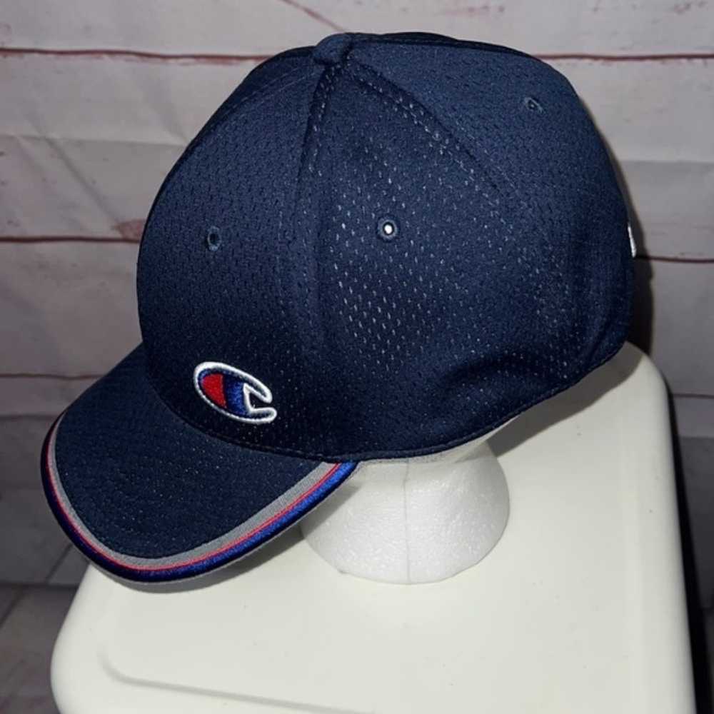 Vintage red C Champion fitted baseball hat - image 2