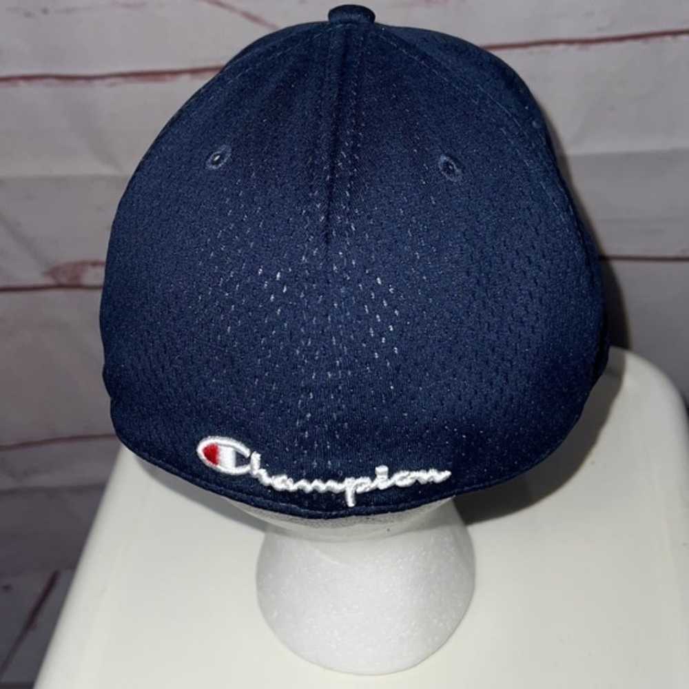 Vintage red C Champion fitted baseball hat - image 4