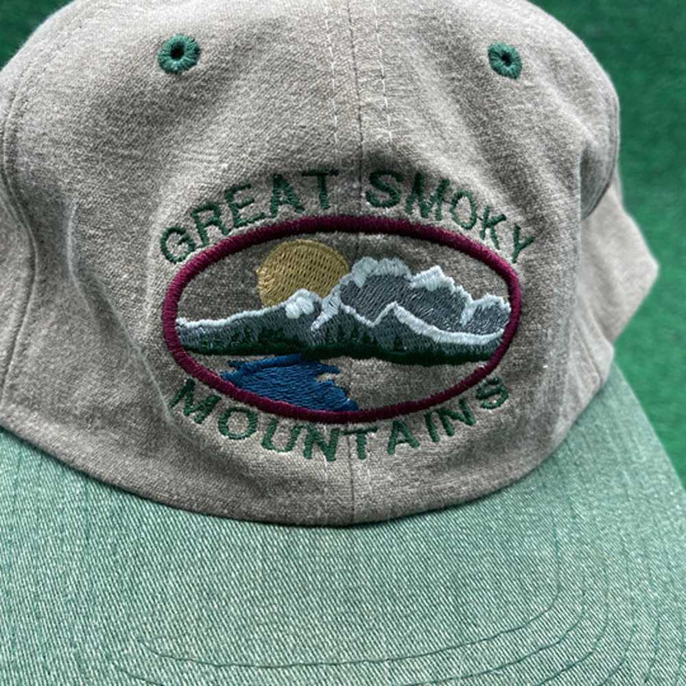 Vintage Great Smoky Mountains Hat Cap - image 2