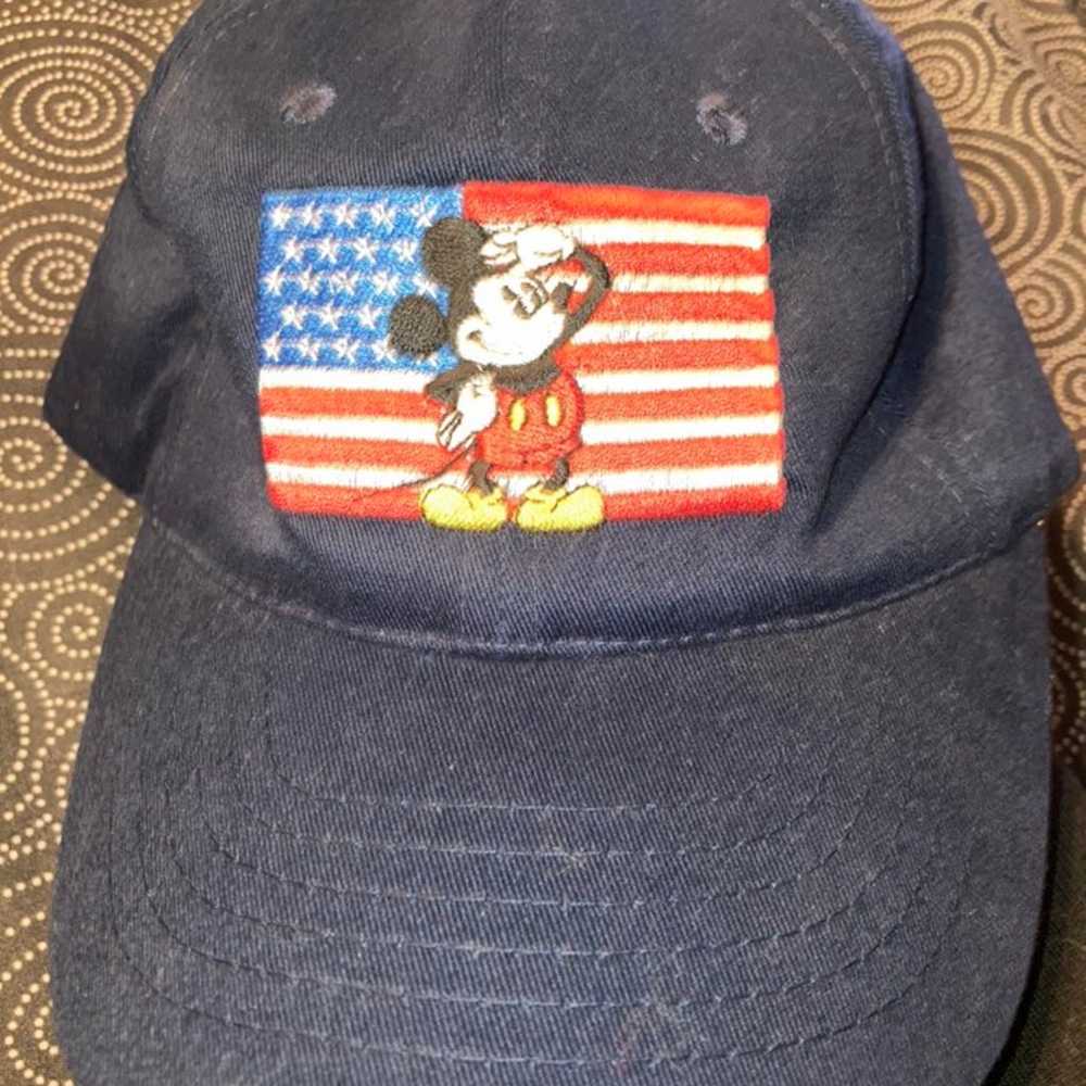 Vintage Disney Mickey Mouse USA Hat - image 1