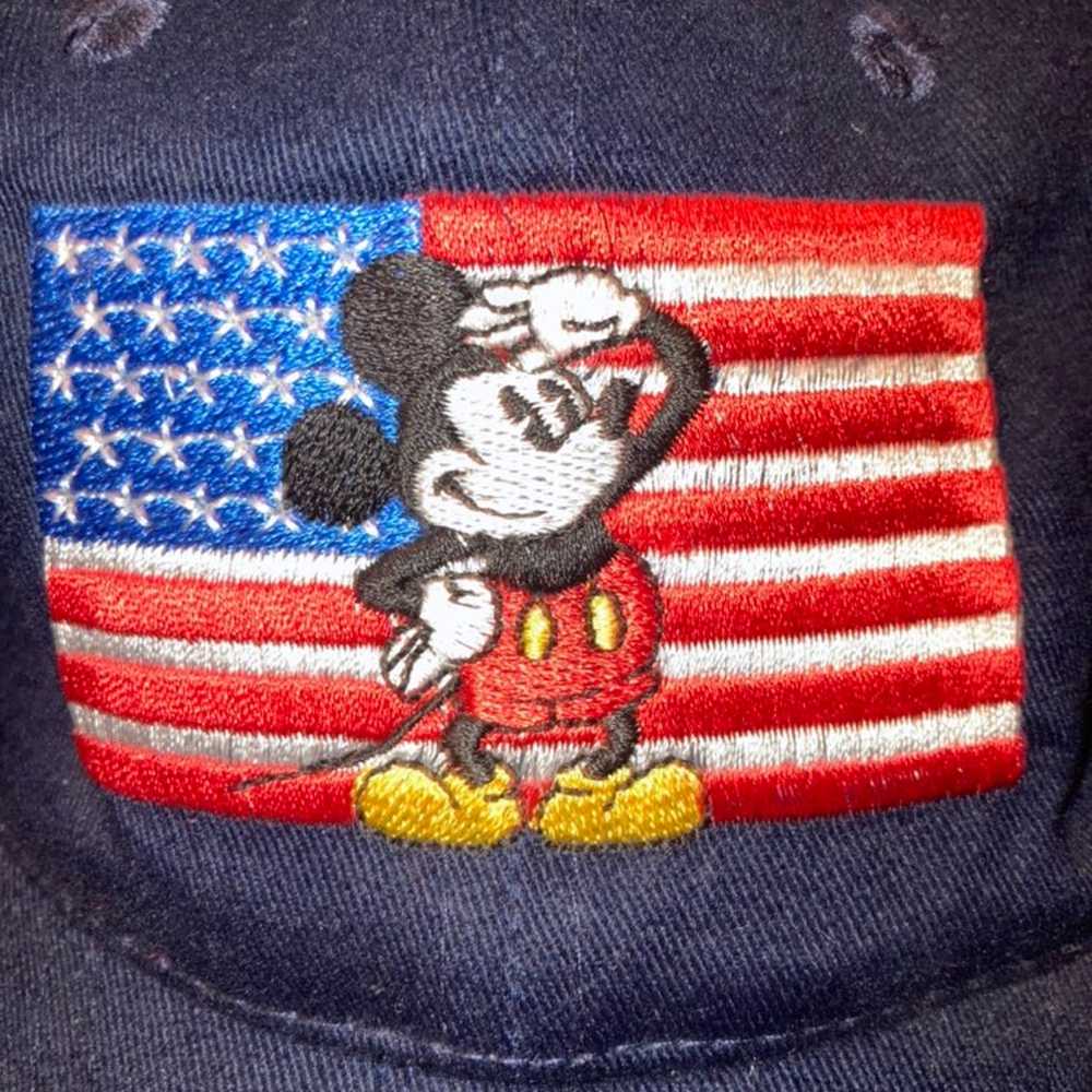Vintage Disney Mickey Mouse USA Hat - image 2