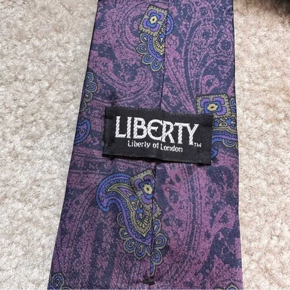 Vintage Liberty of London Silk Paisley Tie - image 4