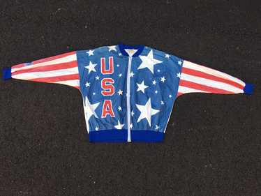Usa Olympics × Vintage Vintage USA Olympics Flaq … - image 1