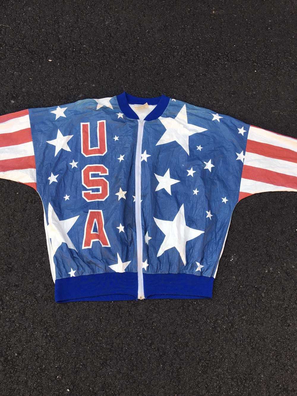 Usa Olympics × Vintage Vintage USA Olympics Flaq … - image 3