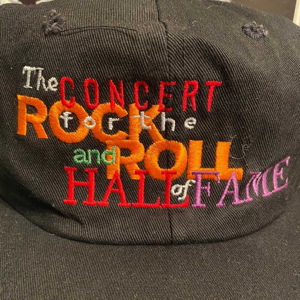 Vintage 90s Hall of Fame Rock n Roll Cap - image 2