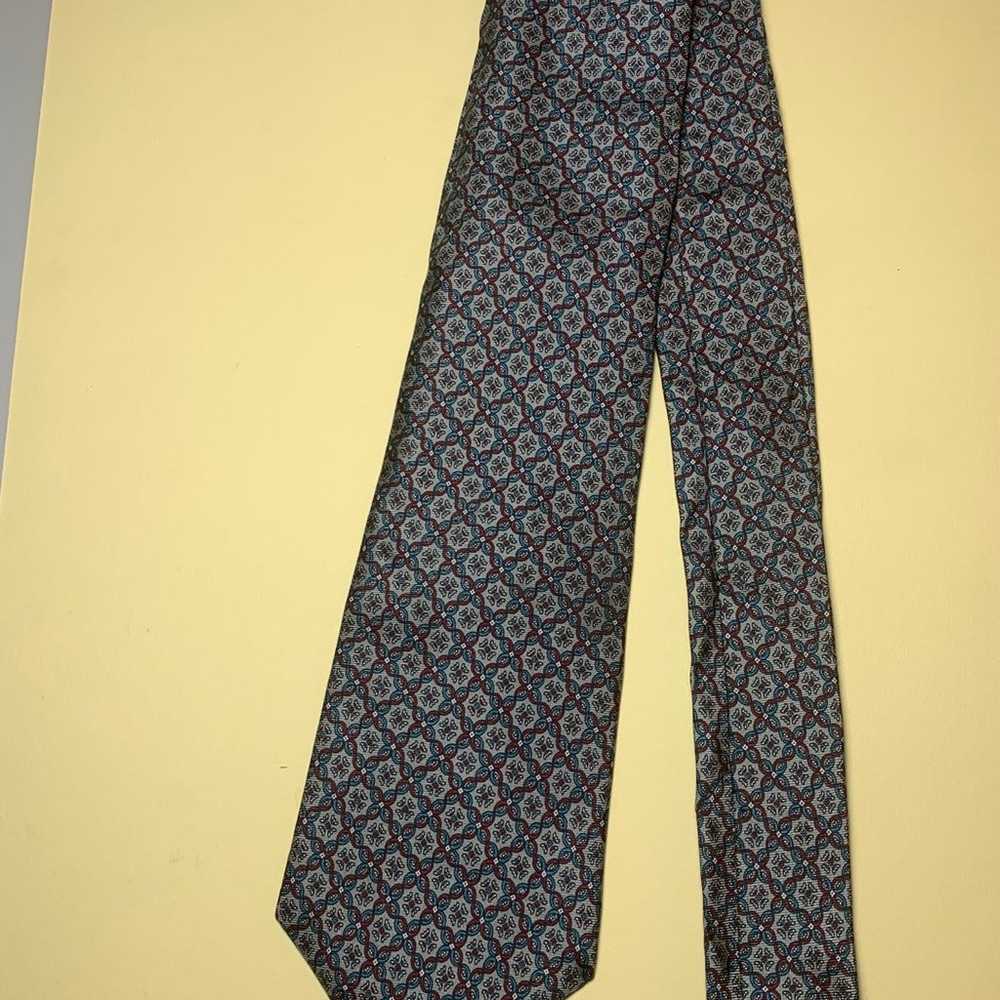 Vintage Guy Laroche Mens All Silk Neck Tie Micro … - image 5