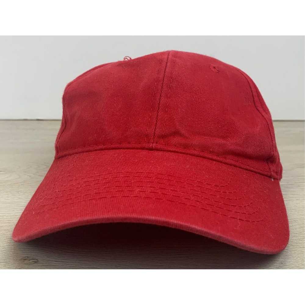 Other Red Baseball Hat Red Adjustable Adult Hat O… - image 1