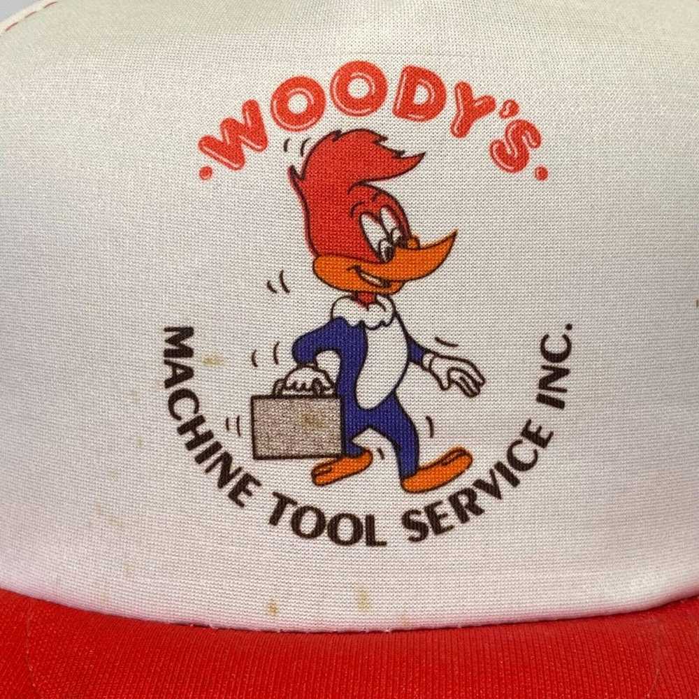 Vintage Woodys Machine Tool Service Foam Mesh Sna… - image 8