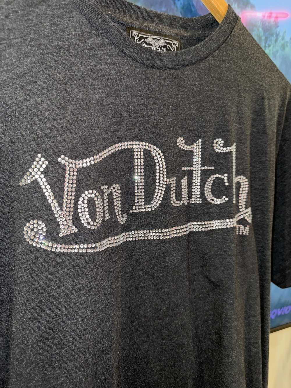 Von Dutch Vintage rhinestone Von Dutch Shirt bedazzle… - Gem