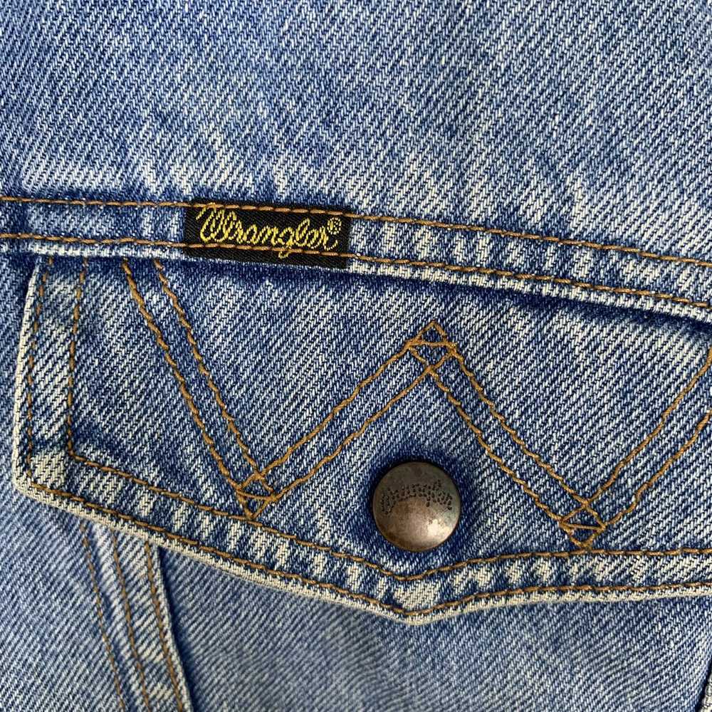 Denim Jacket × Vintage × Wrangler Wrangler Americ… - image 7