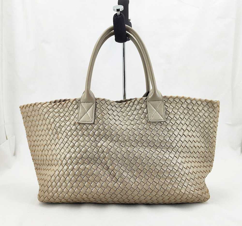 Italian Designers HERVIS full leather woven intre… - image 3