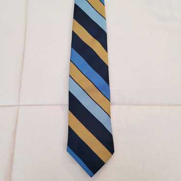 Superba Vintage Blue Striped Tie - image 1