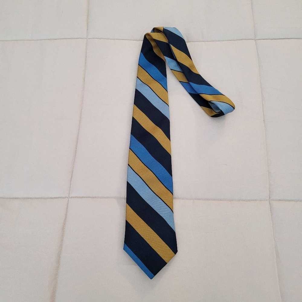Superba Vintage Blue Striped Tie - image 2