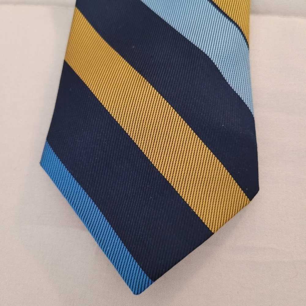 Superba Vintage Blue Striped Tie - image 3