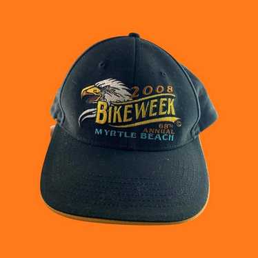 Vintage y2k bikercore hat - image 1