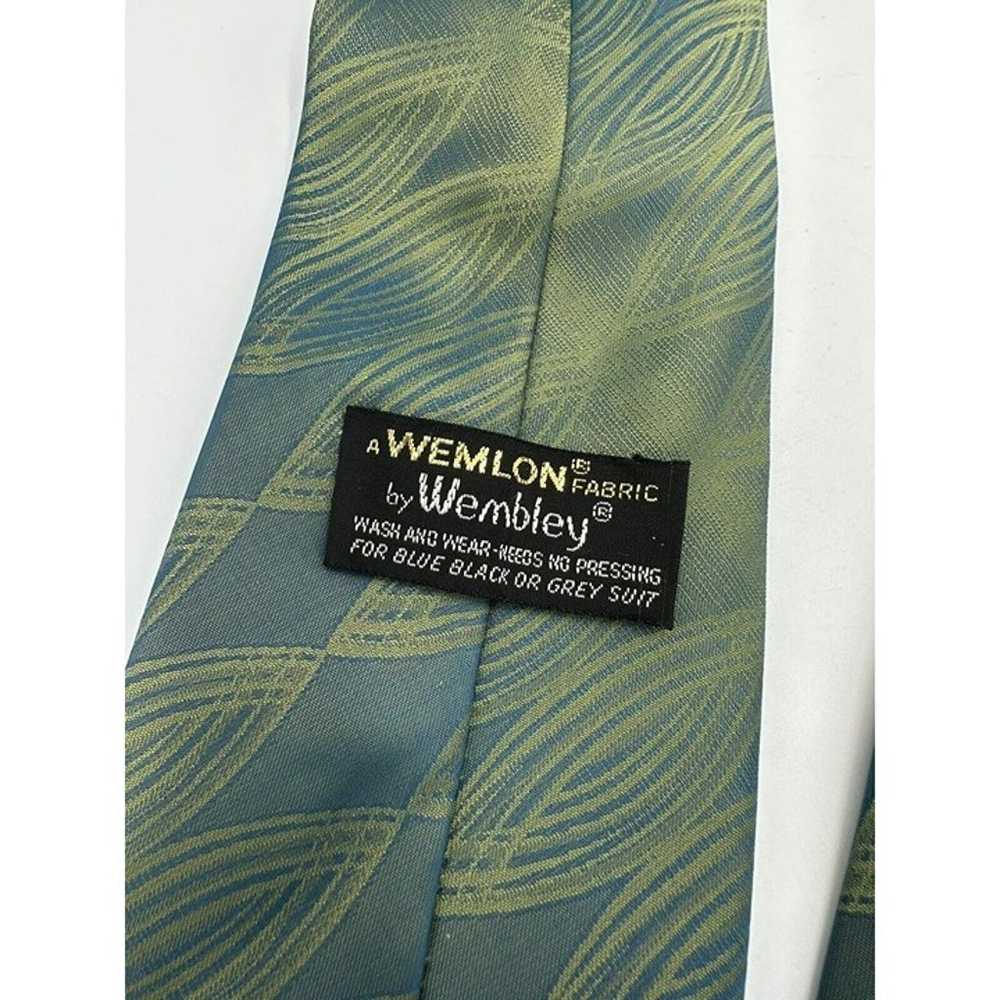 VTG Designer Ties Mens Necktie Wemlon By Wembley … - image 4