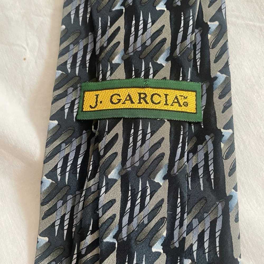 J Garcia 100% Silk Mens Tie - image 3