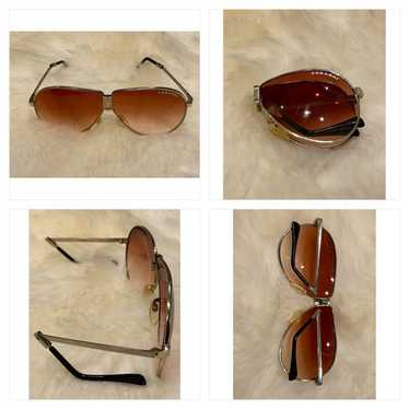 Rare Vintage 80s Ferarri Brown Sunglasses