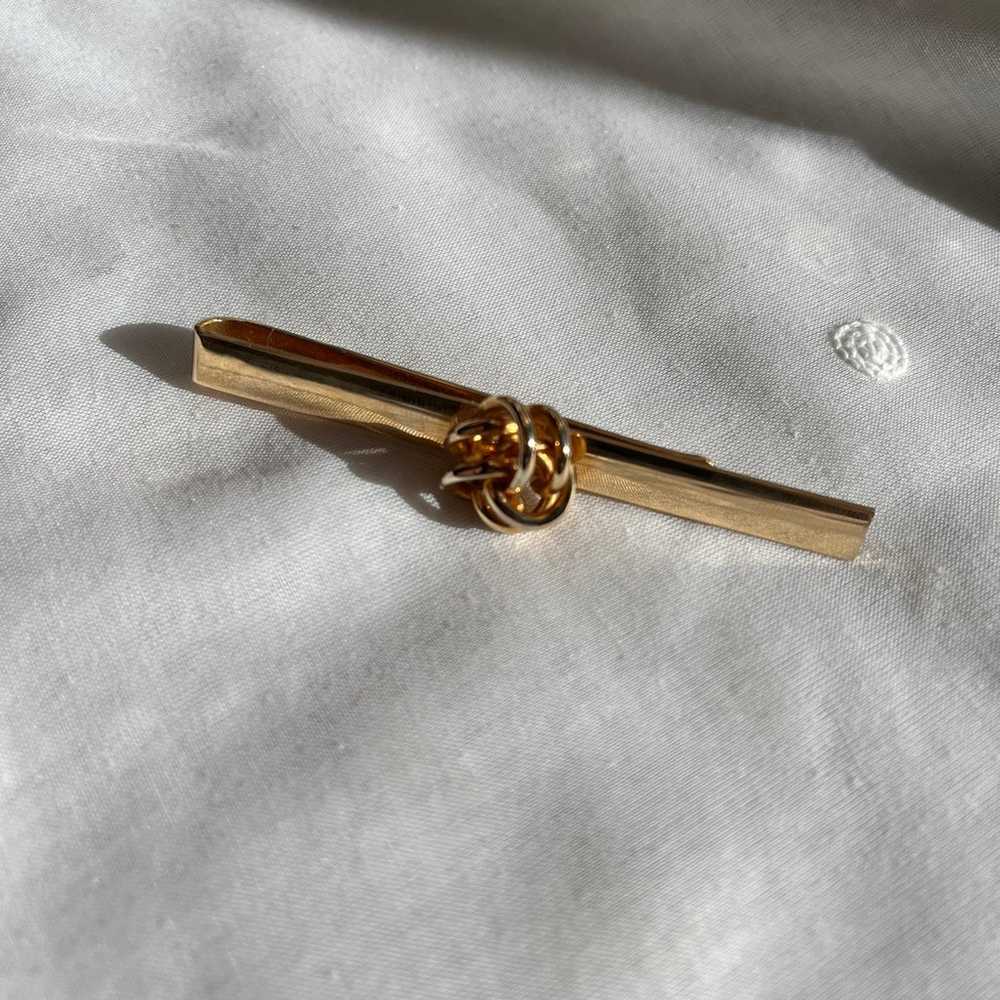 Swank vintage gold tie clip - image 3