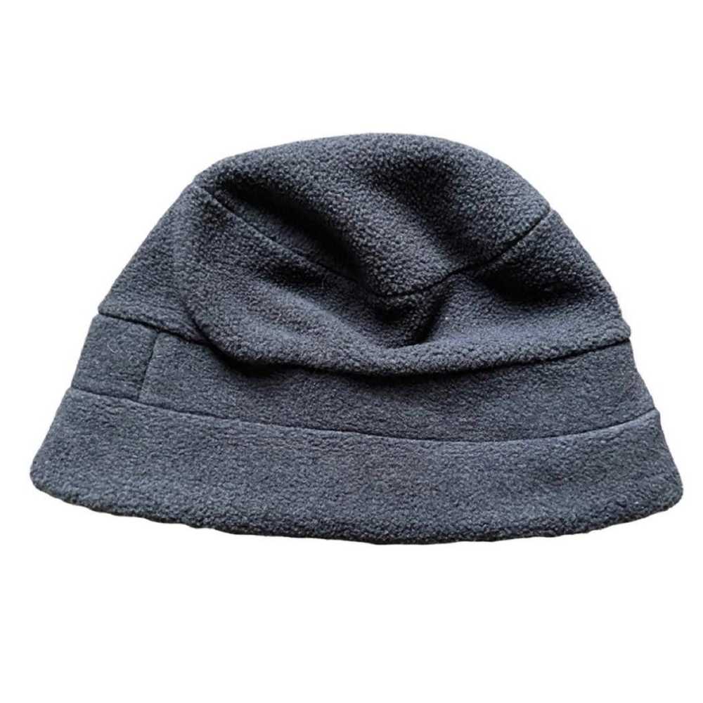Vintage Y2K Lands’ End Gray Fleece Hat Beanie Uni… - image 1