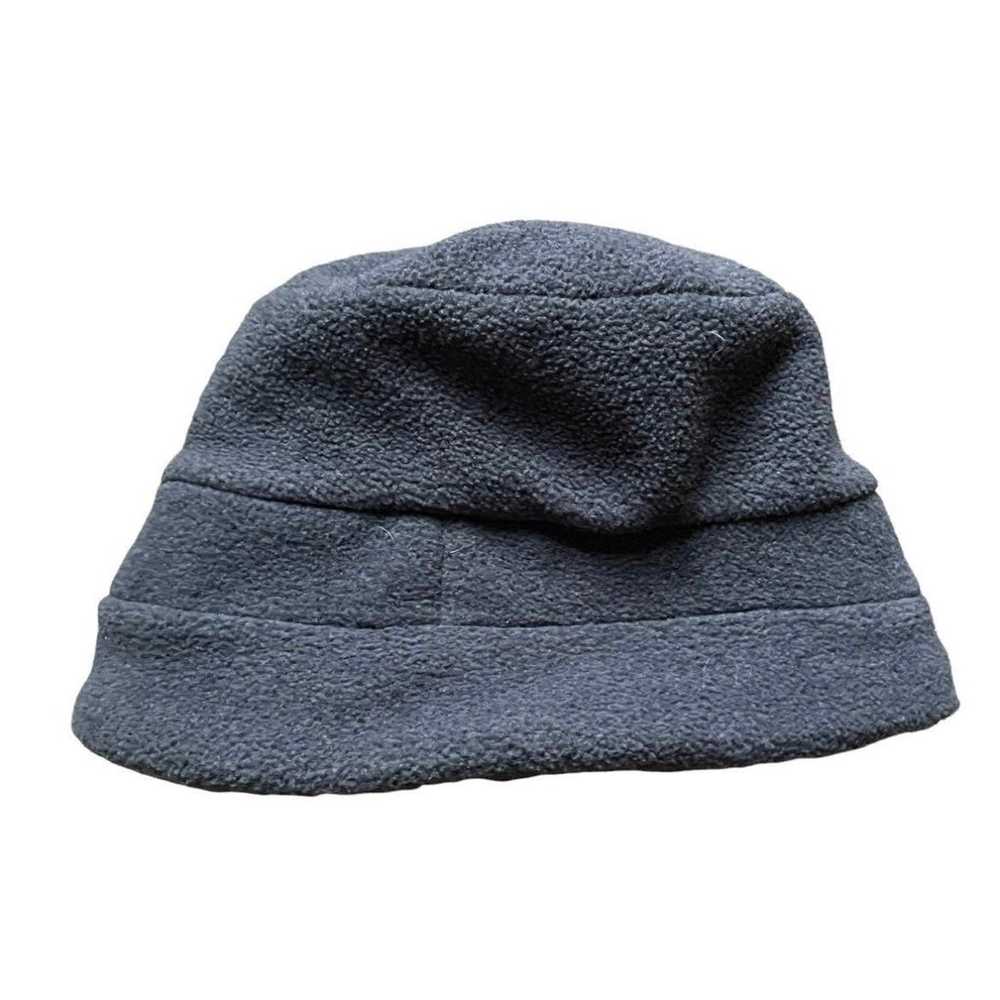 Vintage Y2K Lands’ End Gray Fleece Hat Beanie Uni… - image 4