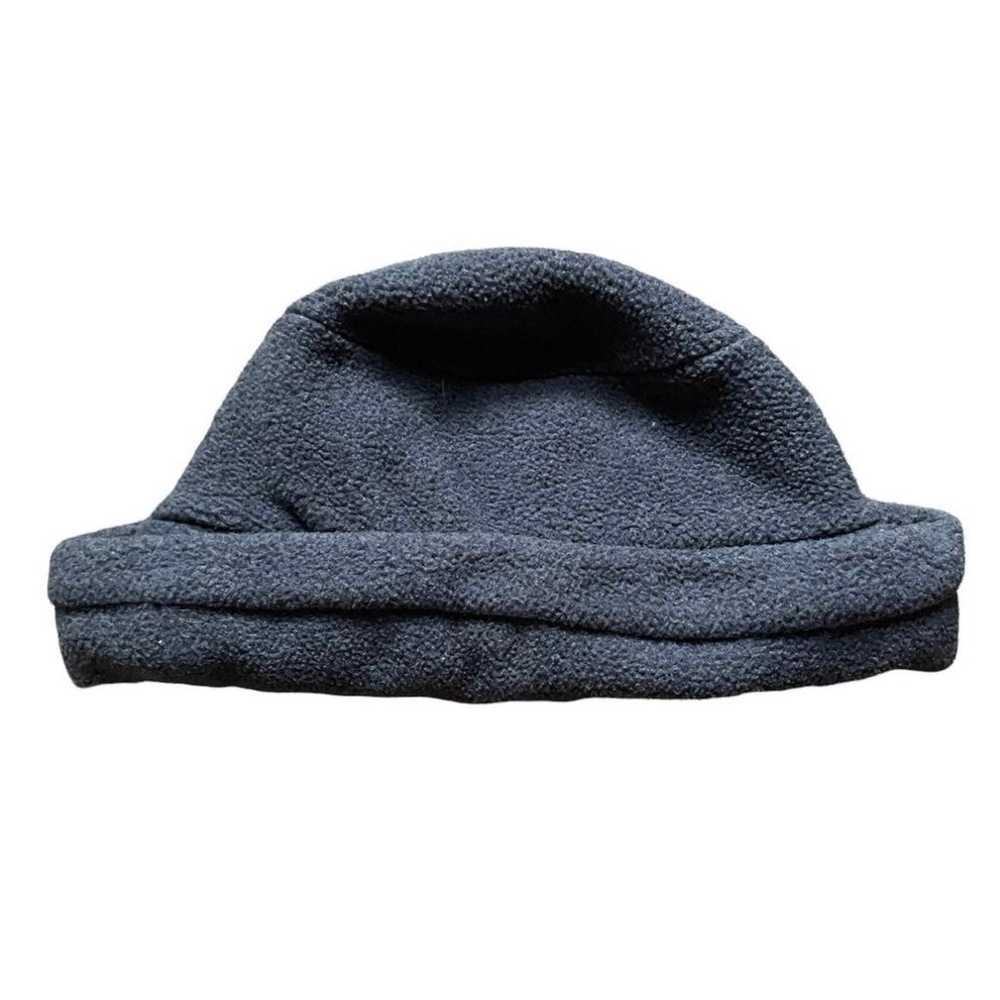 Vintage Y2K Lands’ End Gray Fleece Hat Beanie Uni… - image 6