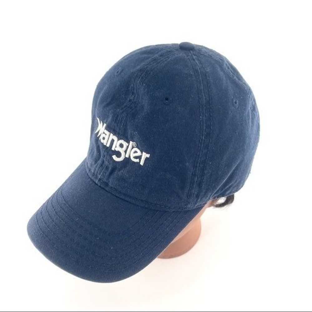 Vintage Wrangler 90’s Y2K Ball Cap Hat Curved Bil… - image 1