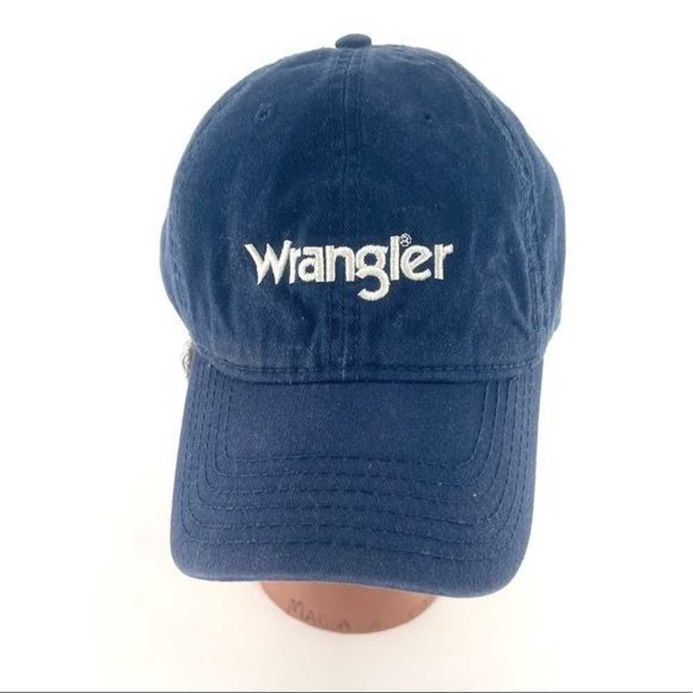 Vintage Wrangler 90’s Y2K Ball Cap Hat Curved Bil… - image 2