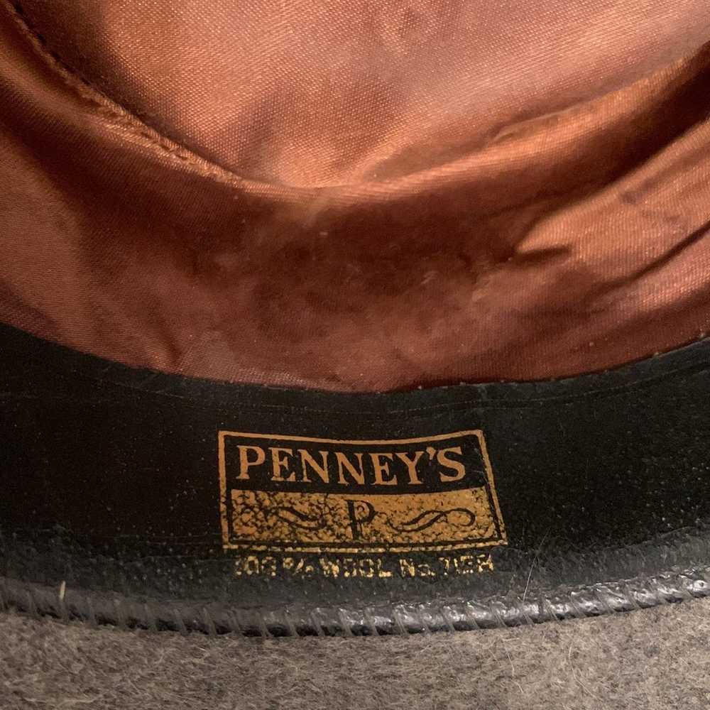 Vintage Penneys Fedora Hat - image 5