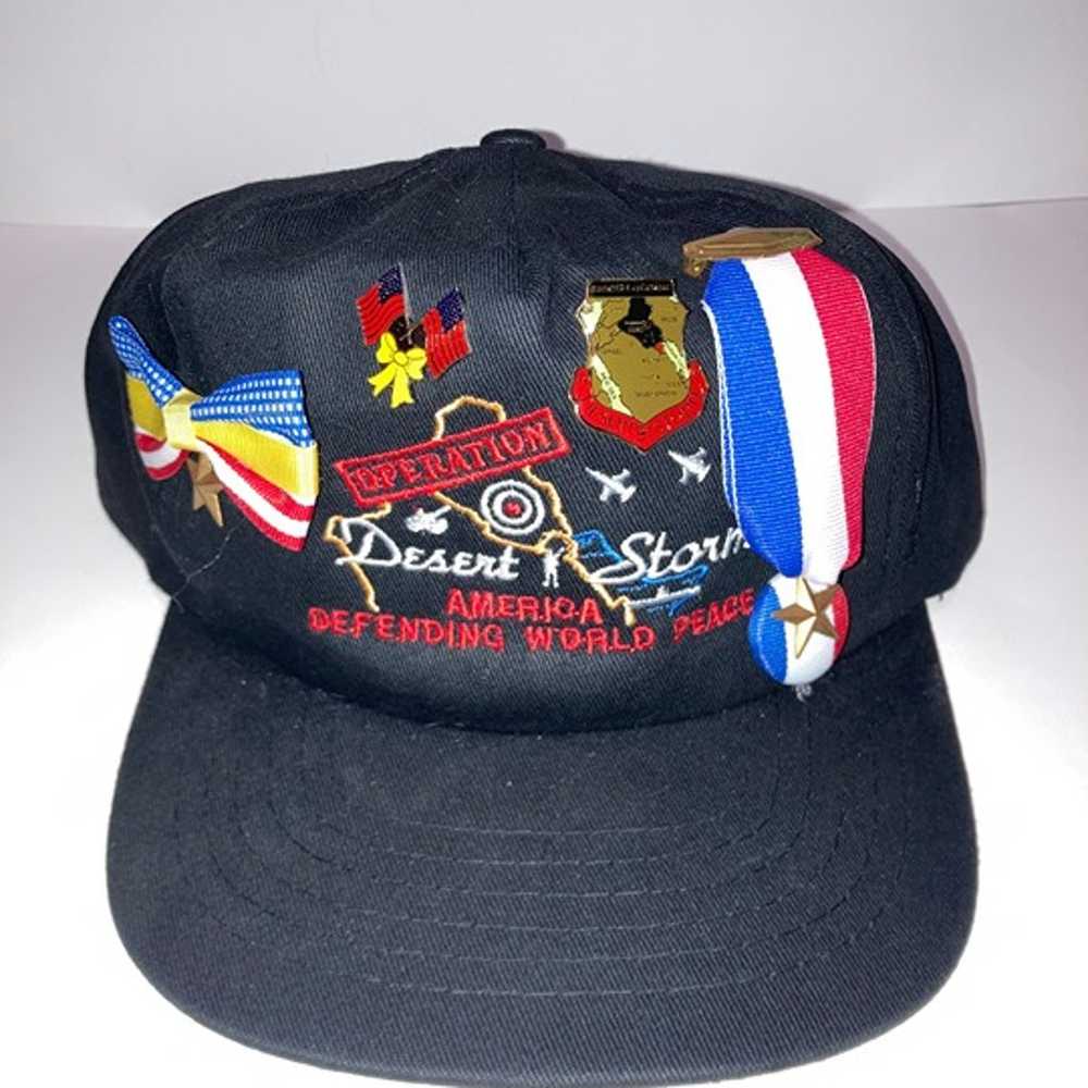 Vintage Operation Desert Storm Snapback Hat - image 1