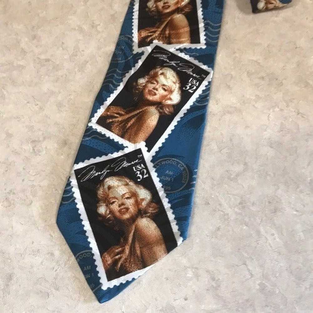 RM Style 100% Silk Marilyn Monroe Tie - image 2