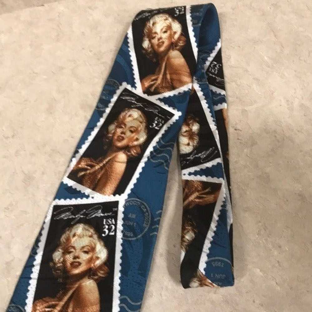 RM Style 100% Silk Marilyn Monroe Tie - image 3